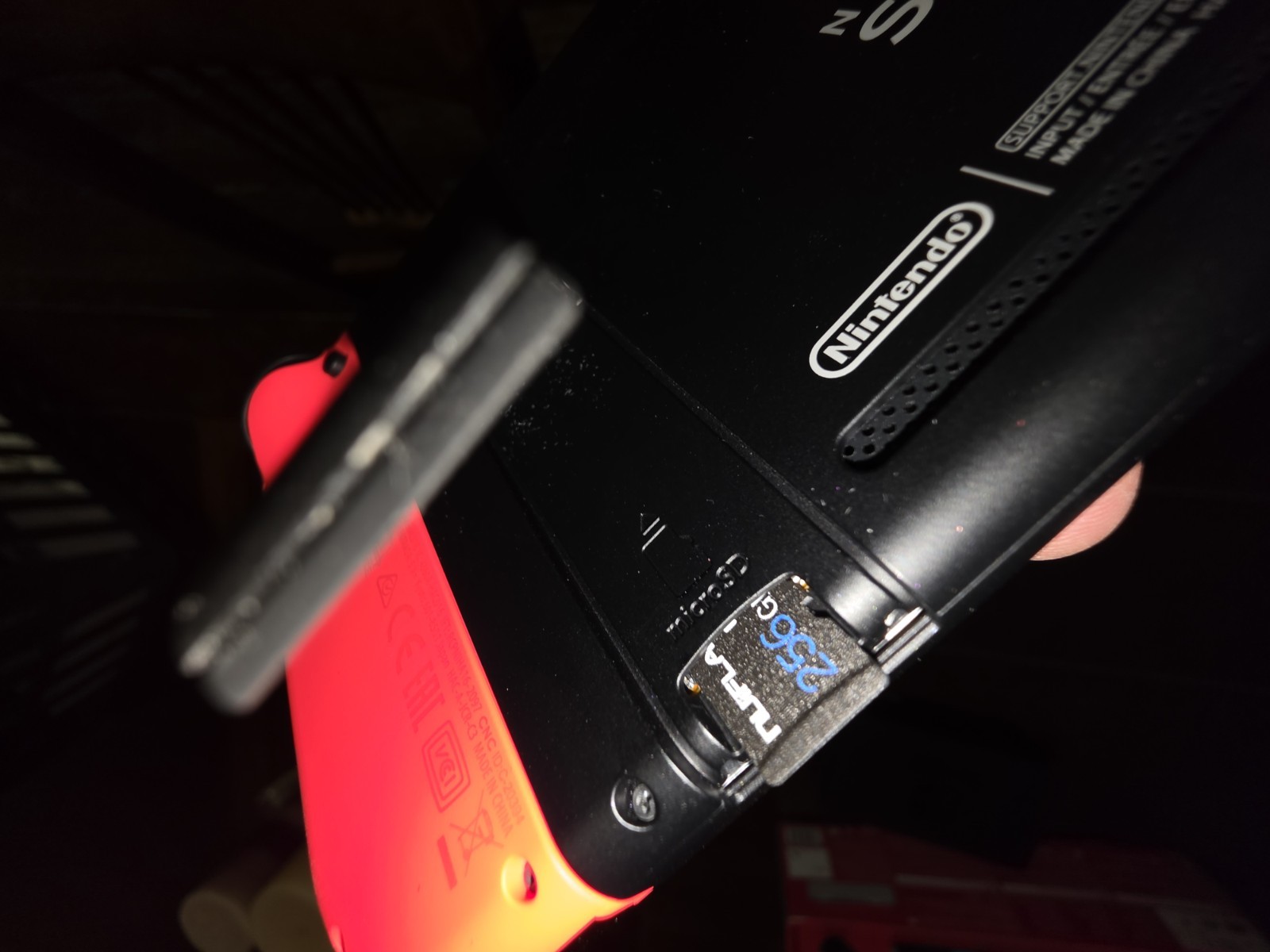 Nintendo Switch Console Also Includes 256 Gb SD and Nintendo Pro Controller
