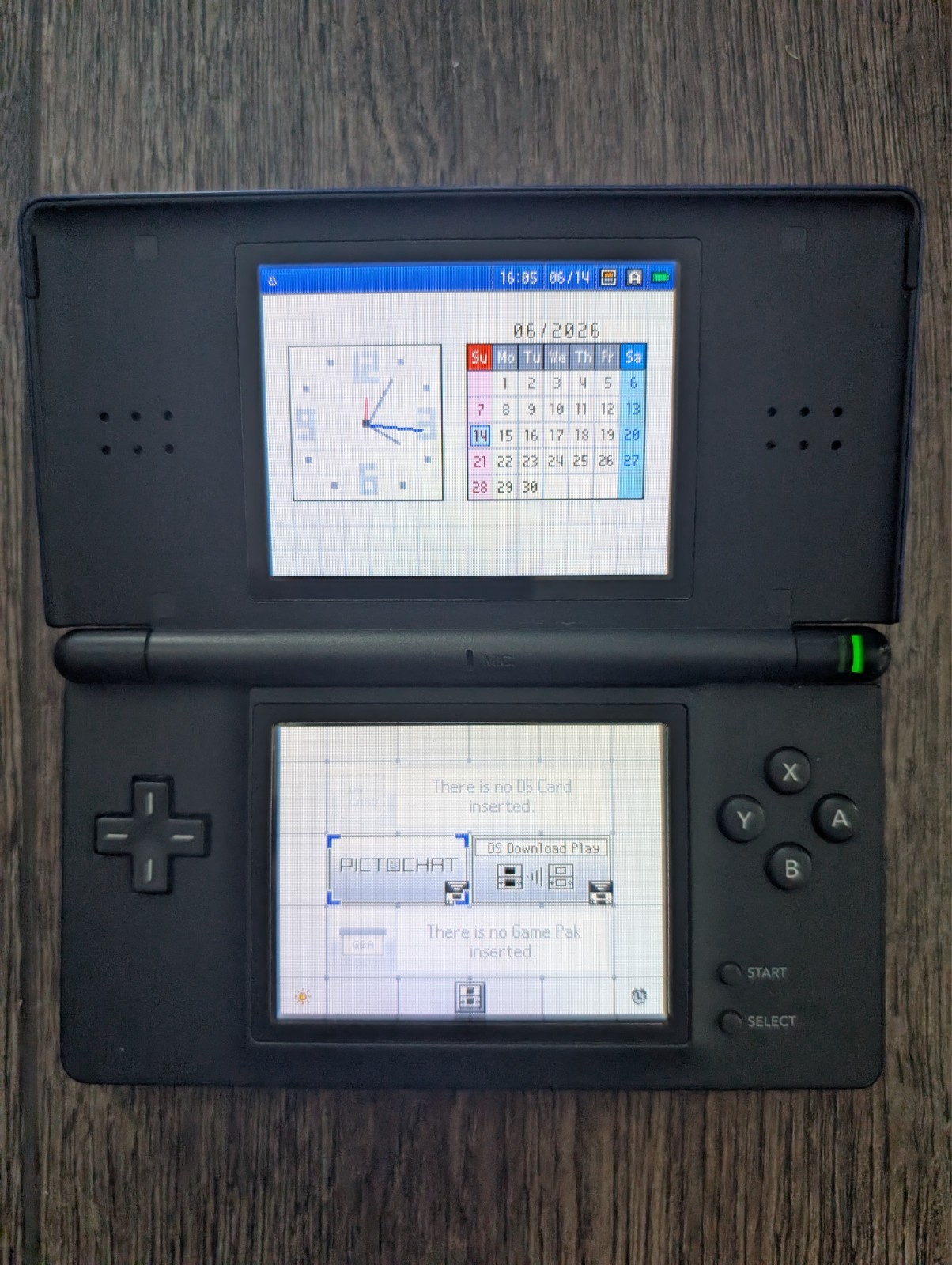 Nintendo DS Lite Handheld Console Cobalt Blue (White screens!) – TESTED