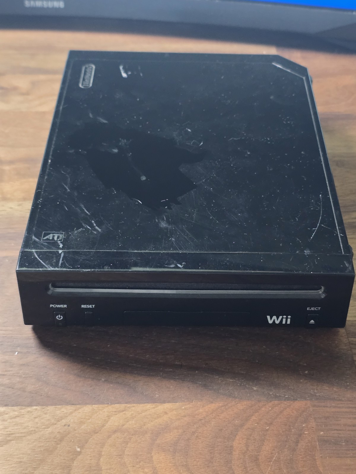Nintendo Wii Family RVL-101 Video Game Console ONLY Black TESTED WORKING