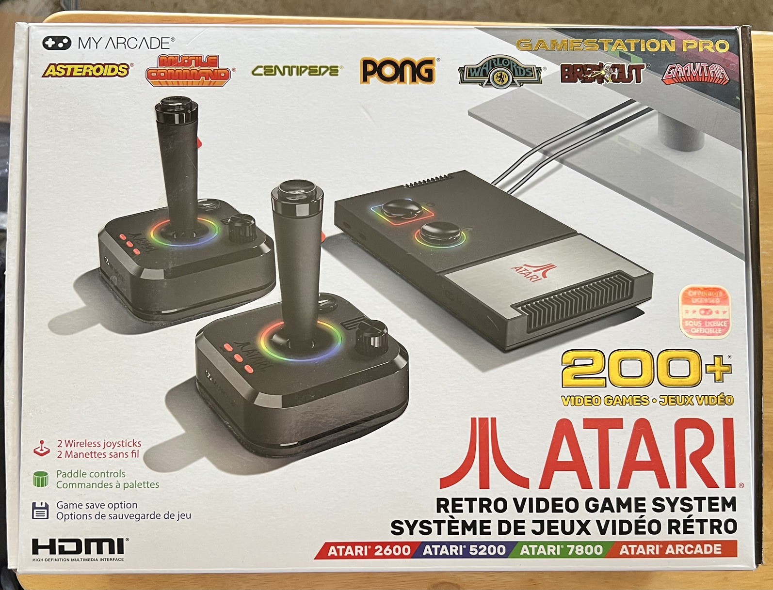 My Arcade Atari Game Station Pro Video Game Console with 200 Games DGUNL-7012