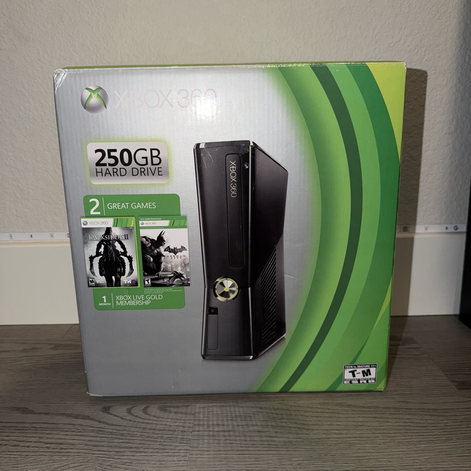 Microsoft Xbox 360 Slim S 250GB Console System Open Box 🔥 “Spring Value Bundle”