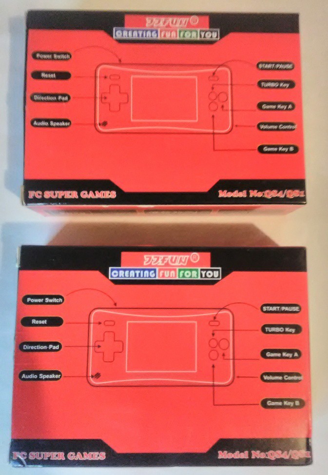 (2)Higokids Portable Handheld Retro Games 2.5 LCD Screen With AV TV Output