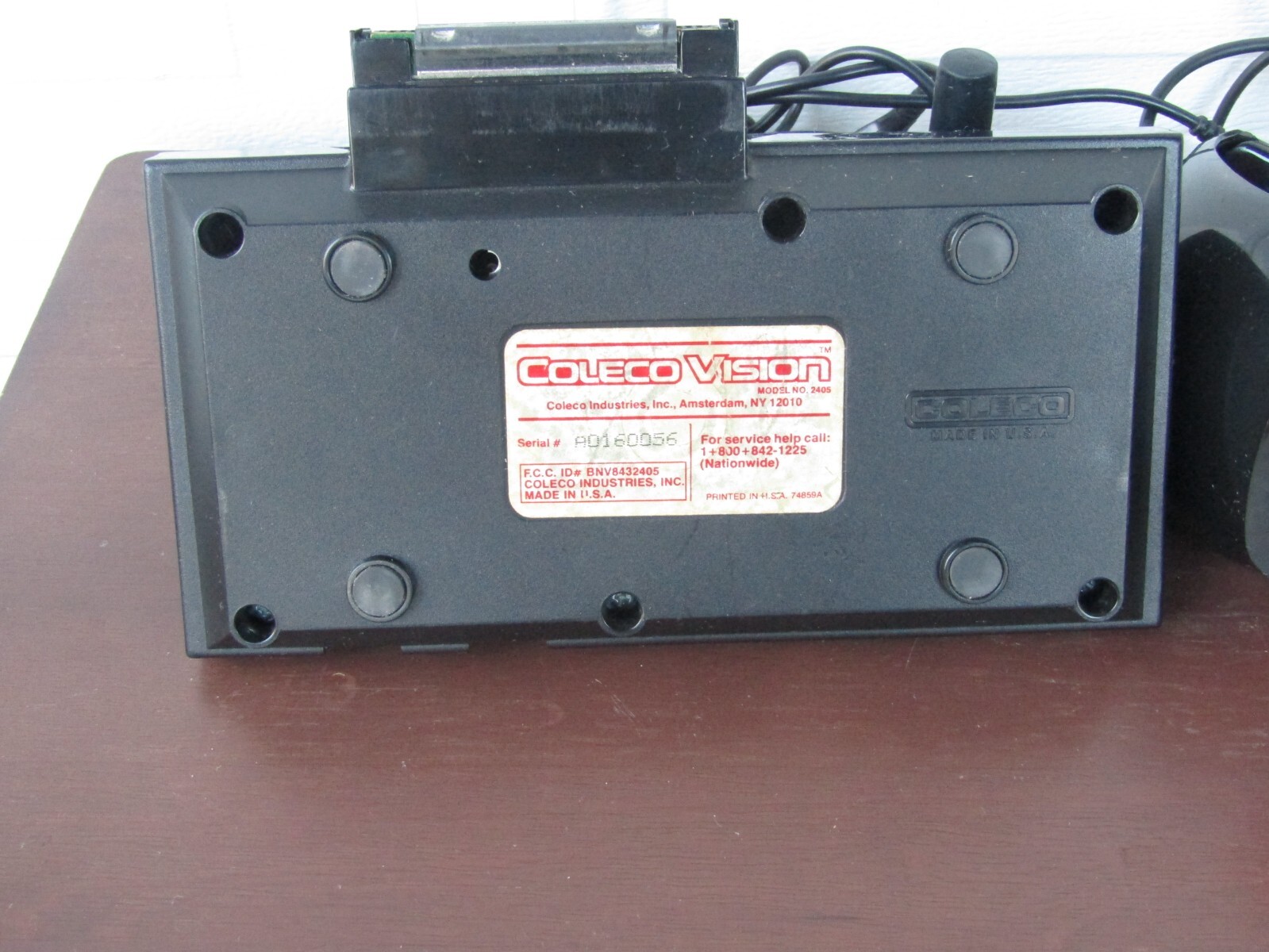 Coleco ColecoVision Console with Expansion For Parts Broken/Not Working – As-Is