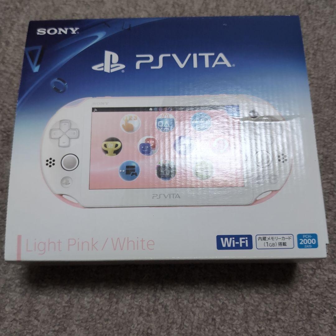 PS Vita PCH-2000 ZA19 Light Pink White PSV Slim Console ested