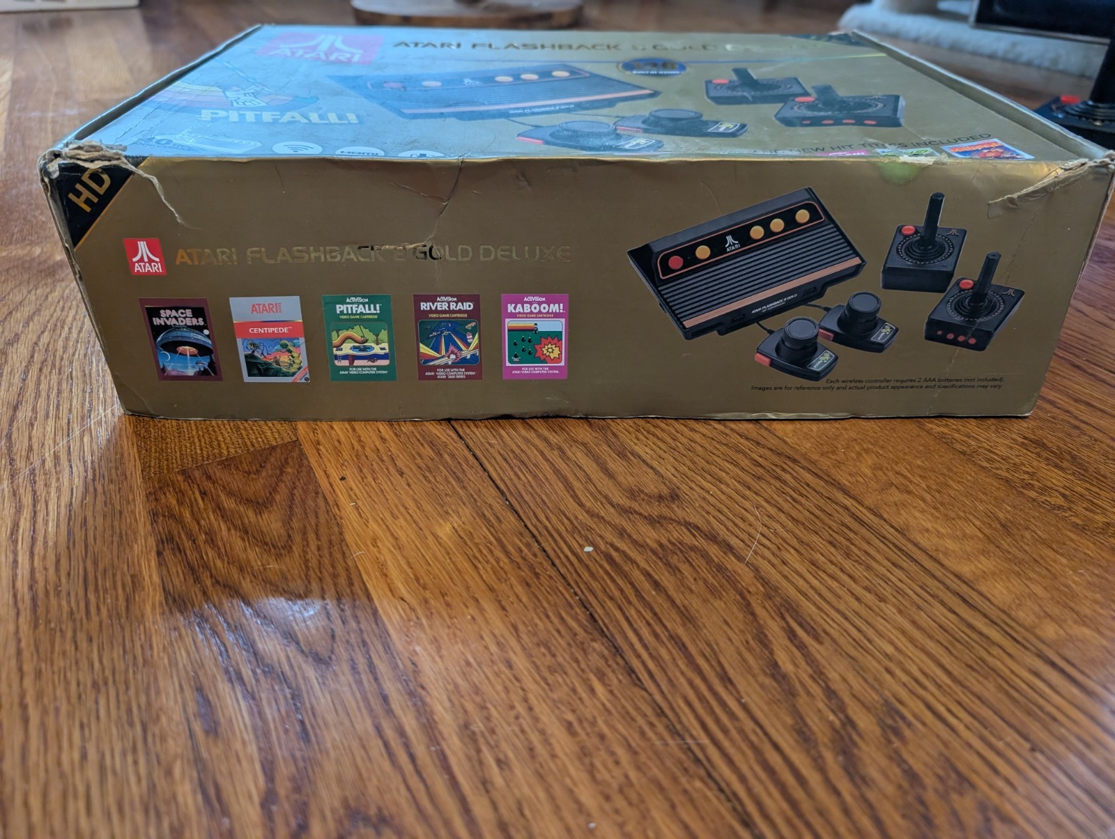 Atari Flashback 8 40th Anniversary Gold Deluxe HD Console – TESTED AND WORKING