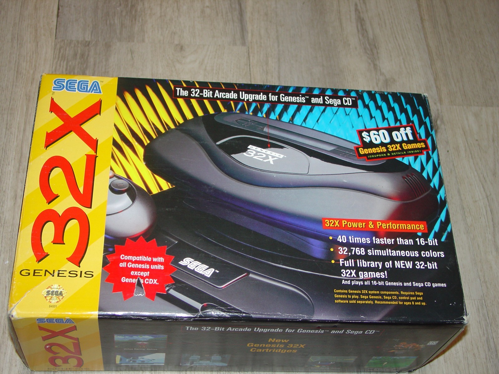 SEGA Genesis 32x Black Boxed Home Console