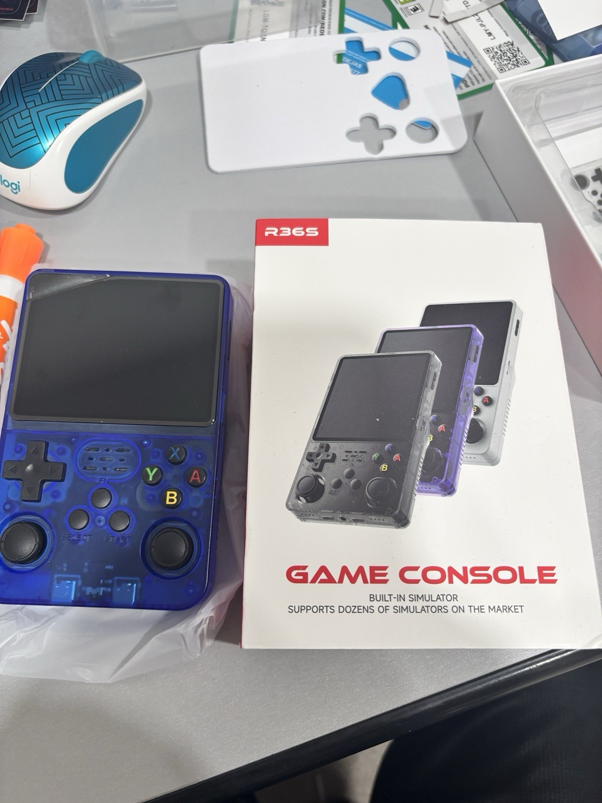 R36S Retro Handheld Video Game Console ARK 2.0 System 3.5 Inch 15,000+ Games