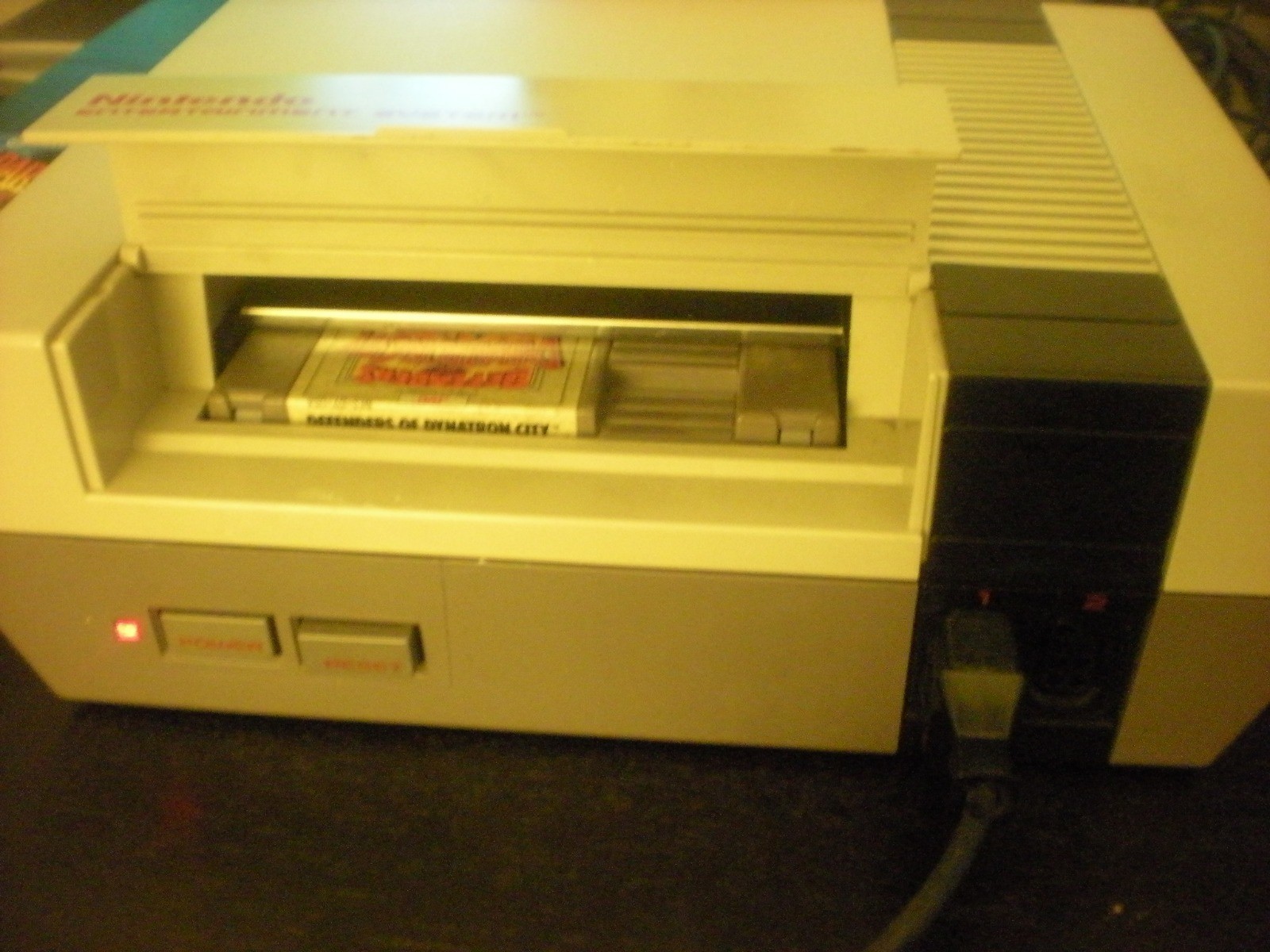 Nintendo Entertainment System NES w/ Controller, Cables & Defenders of Dynatron…