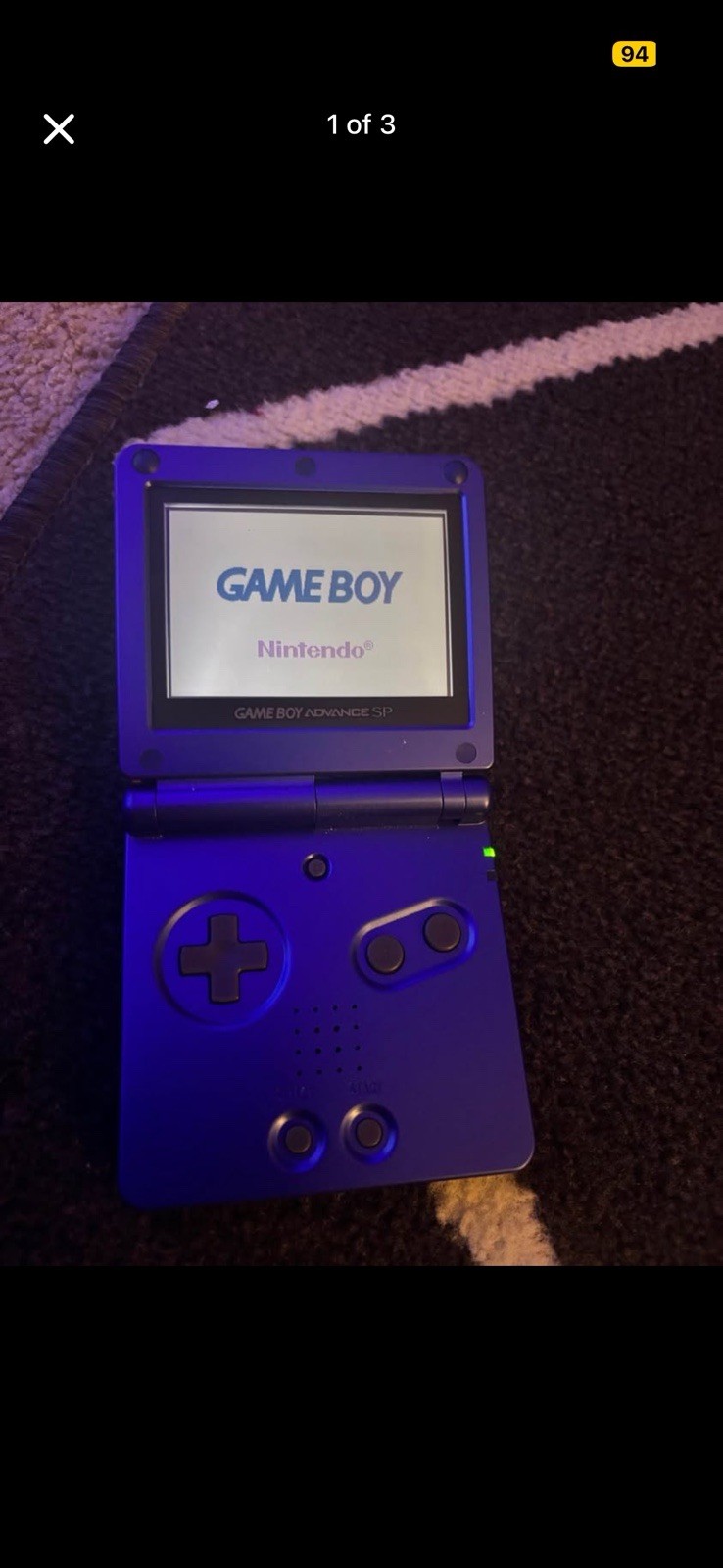 Nintendo Game Boy Advance SP Console – Cobalt Blue