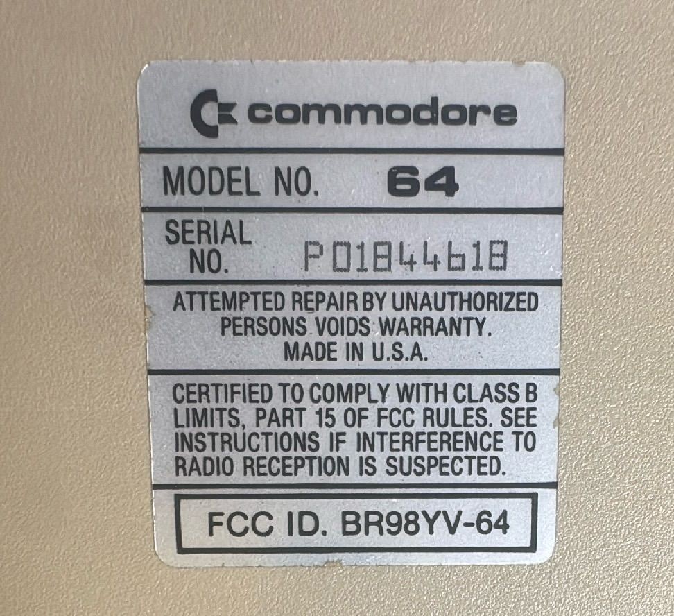 Commodore 64 Retro Home Computer With Original Box Tested 64K Model P01844618