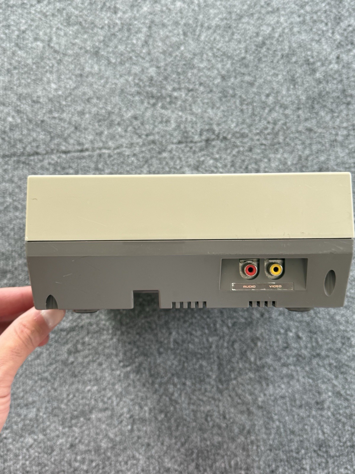 Nintendo NES Console NES-001 AV MOD Composite Output Untested w/Controller