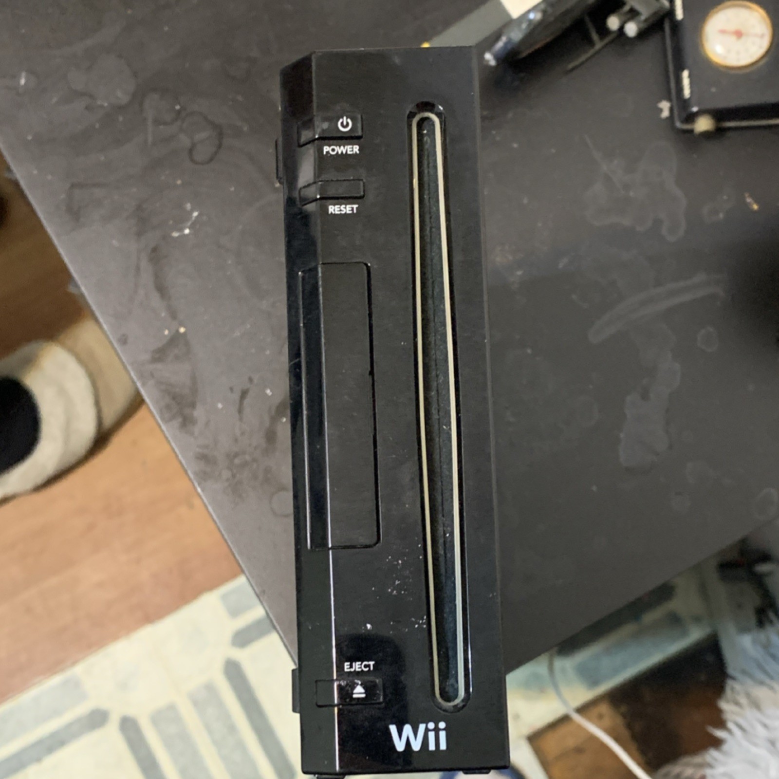Nintendo Wii Black Console RVL-001(USA) NTSC-U/C Wi-Fi 512MB 480p
