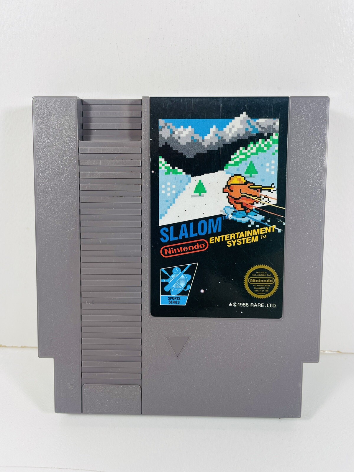 Slalom — NES Nintendo Original Classic Authentic 5 Screw Game TESTED GUARANTEED