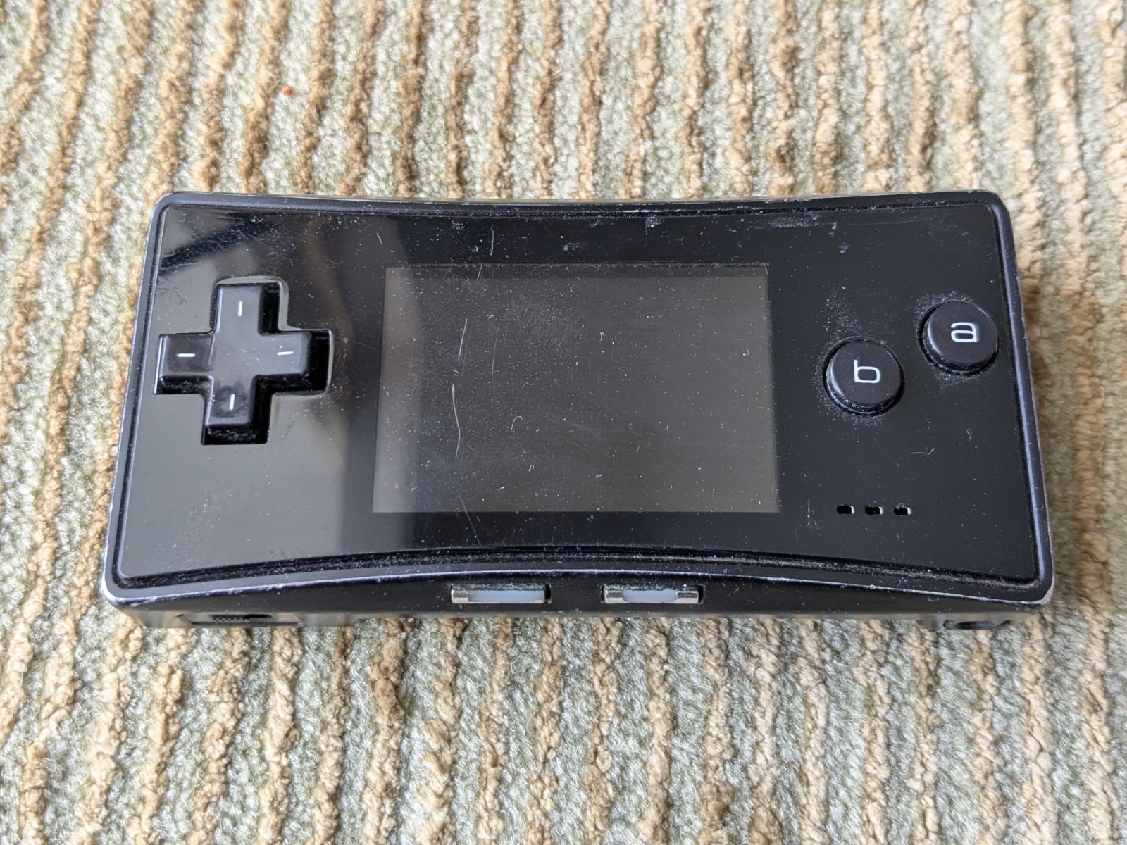 Nintendo Gameboy Advance Micro Black Handheld Console GBA Tested Working