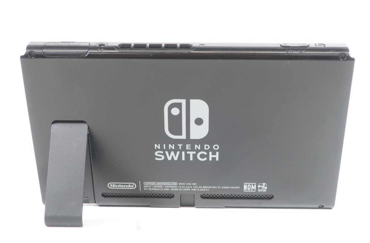Nintendo Switch Console 32GB Neon Red/Blue Joy-Con Bundle w/ Charger Tested