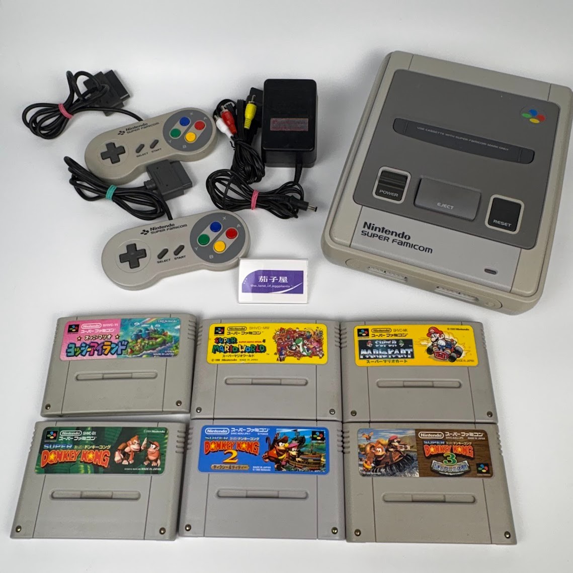 Nintendo Super Famicom Console Set w/ Mario Games Controllers NTSC-J Tested