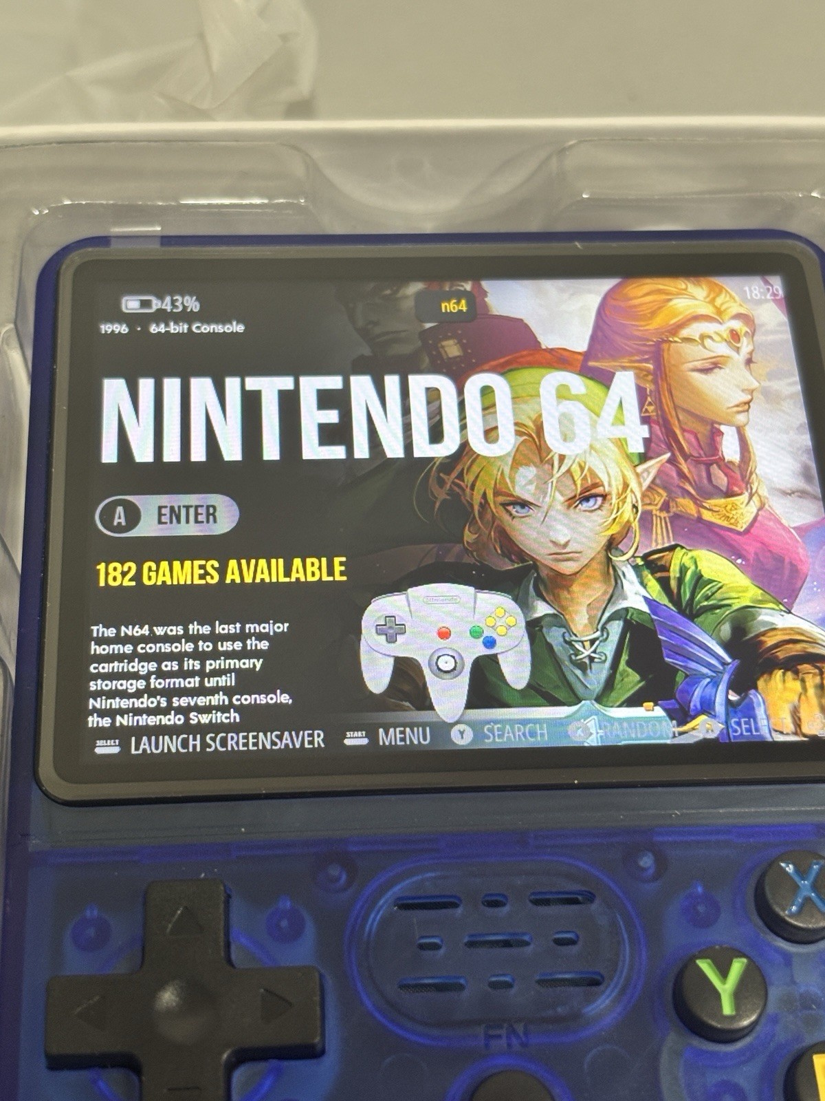 R36S Retro Handheld Video Game Console ARK 2.0 System 3.5 Inch 15,000+ Games