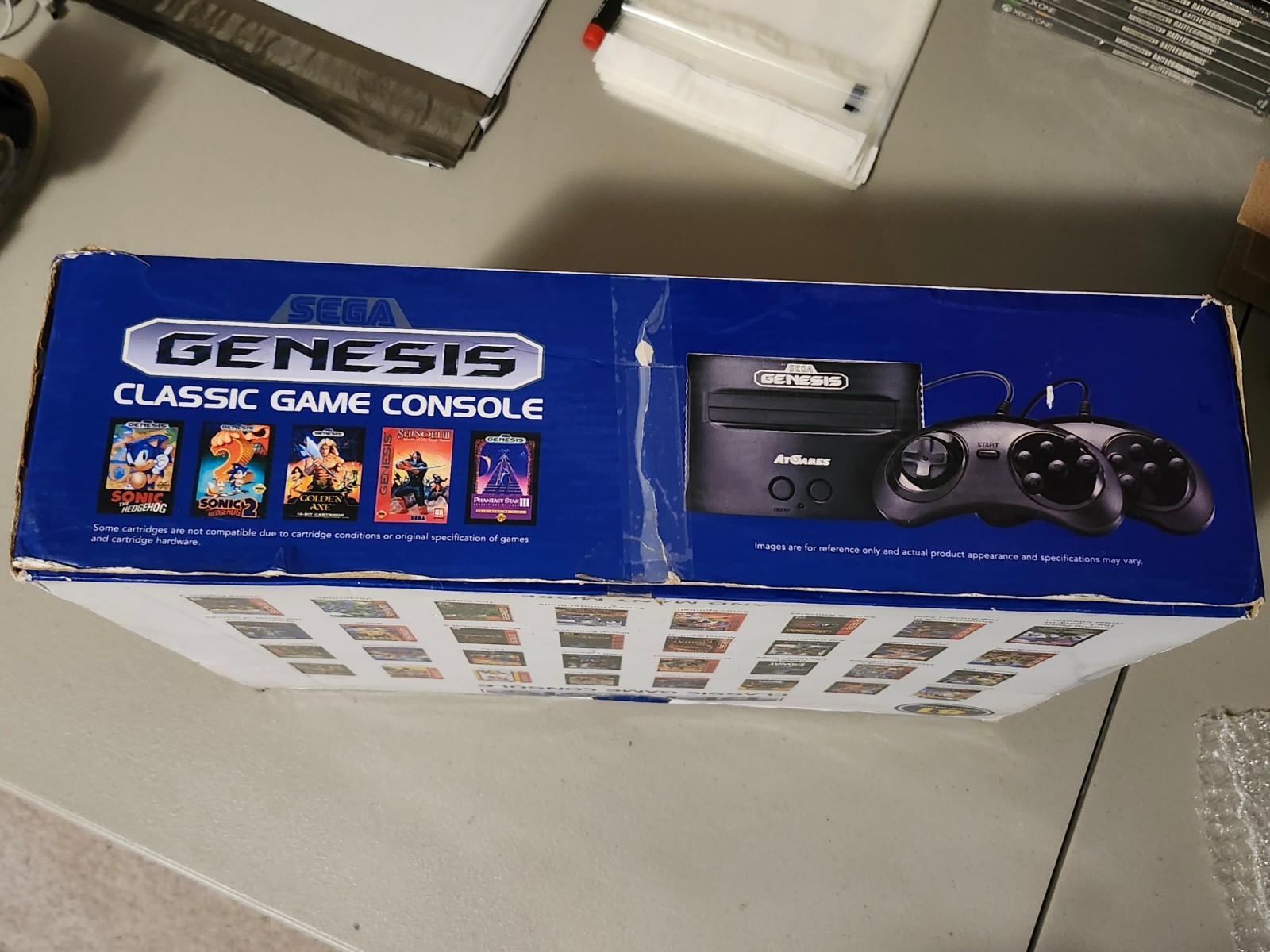 SEGA Genesis Classic Black Game Console with 81 Preloaded Games As-Is