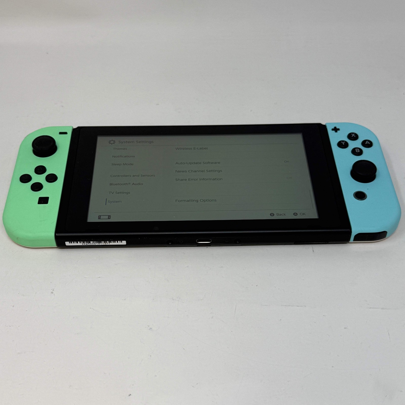 Nintendo Switch v2 Console Gaming System HAC-001(-01) Animal Crossing Edition