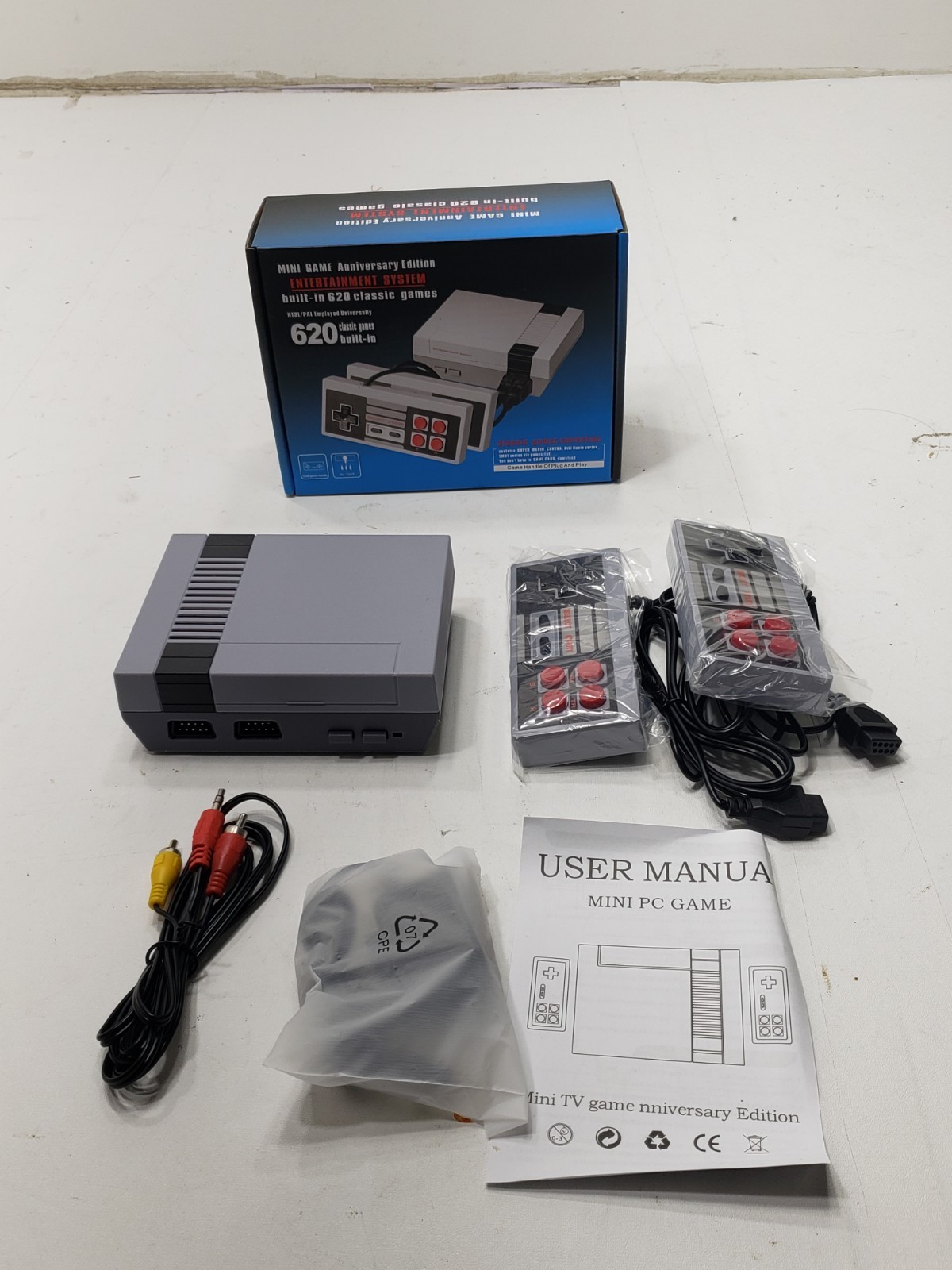 New Mini Game Anniversary Edition Entertainment System 620 Built In Games AV