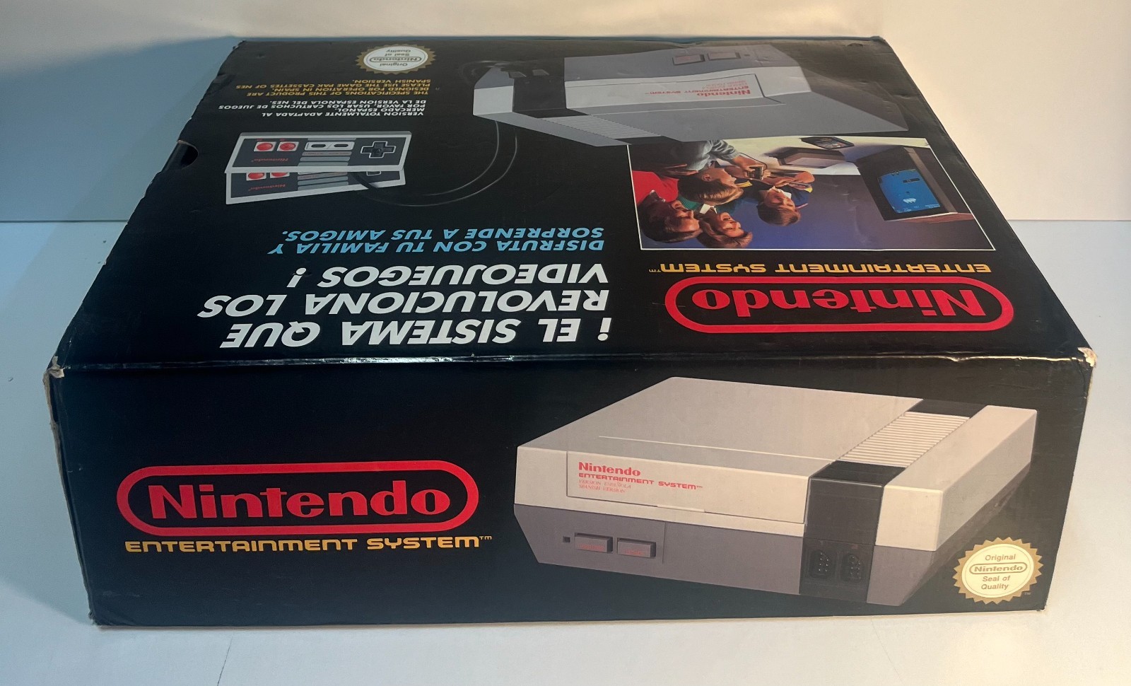 NINTENDO NES CONTROL DECK PAL B SPANISH CONSOLE NES-S-CD-ESP-3 BOXED TESTED