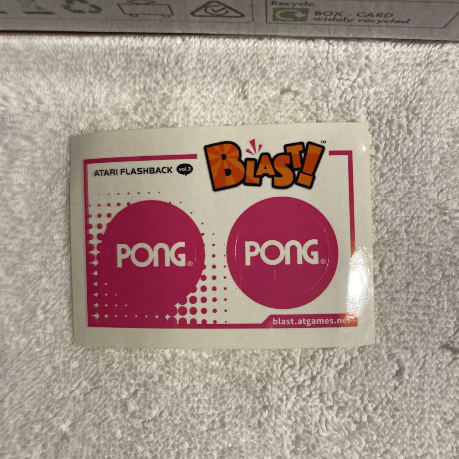 Atari Hits Flashback Blast! Vol. 3, Pong, Retro Gaming, Pink (Walmart Exclusive)