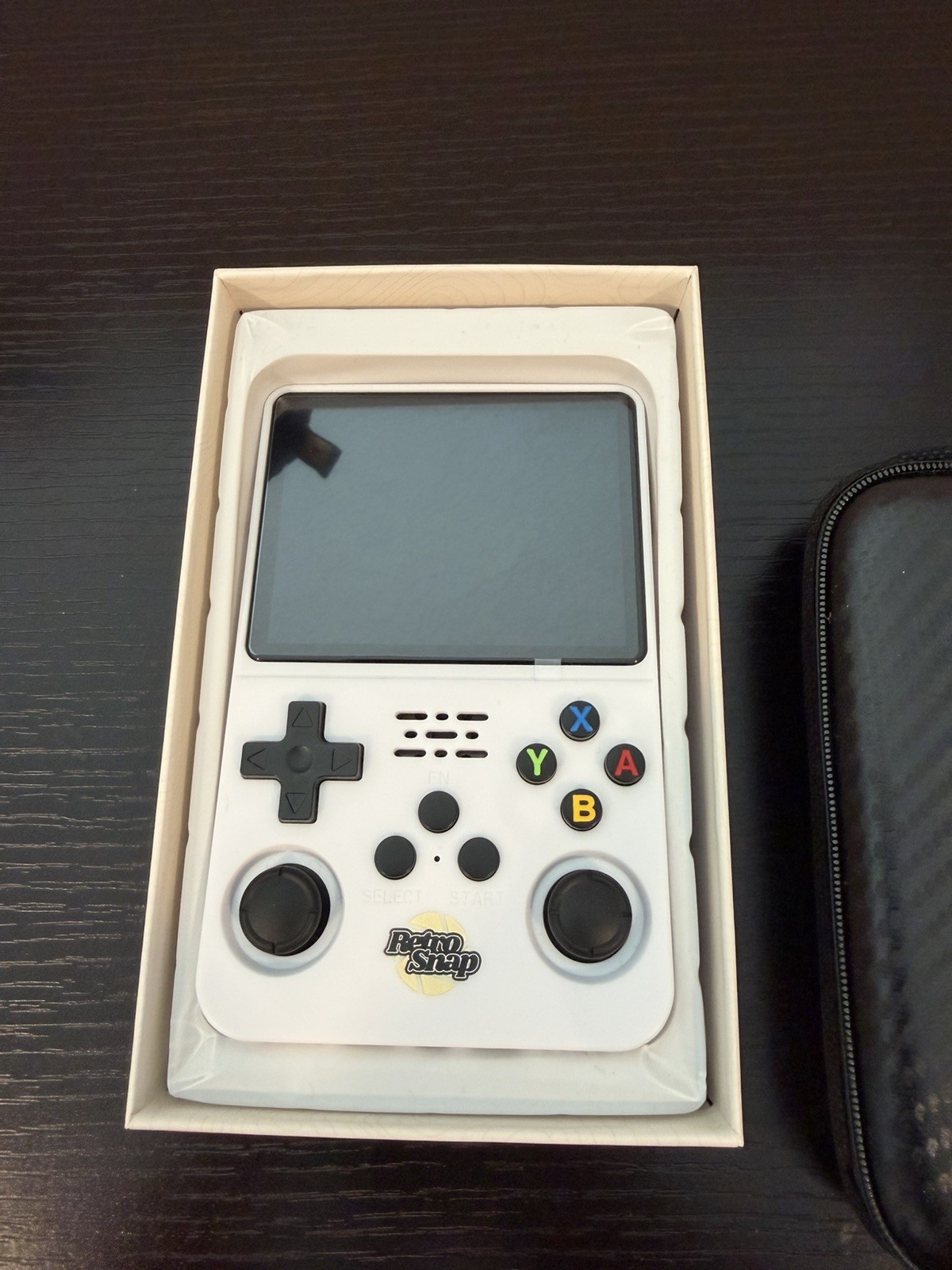 Retro Snap Play 64GB Handheld Console Built-In Games 720p HD Region Free White