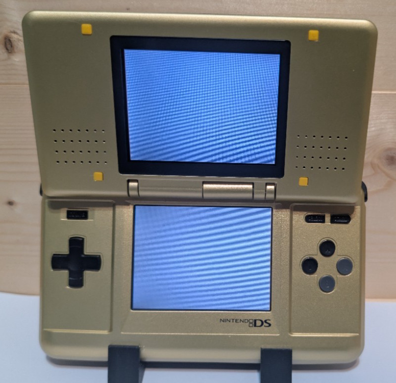 Nintendo DS NTR/Fat/Original GoldZelda Reshelled W/USB Cable New Battery & USB-C