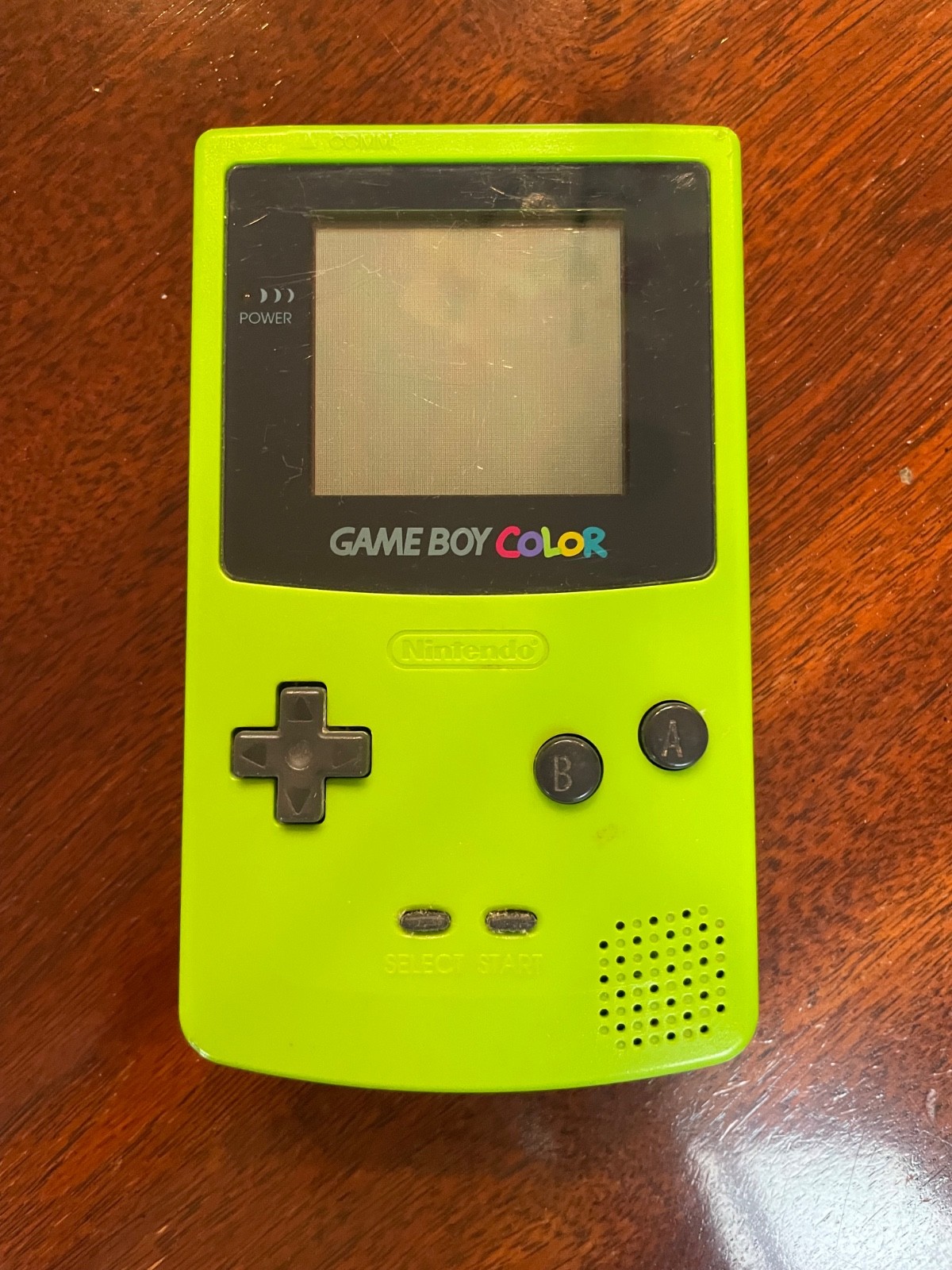 Nintendo Game Boy Color Kiwi Green Handheld System Console CGB-001 1998 Vintage