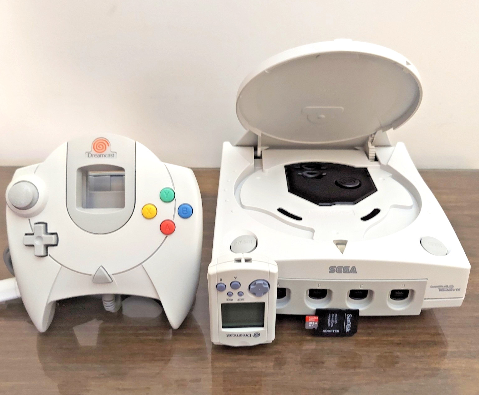 v5.20.5 ODE SEGA Dreamcast Bundle, Noctua Fan, 256GB SD, New Battery & Fuse