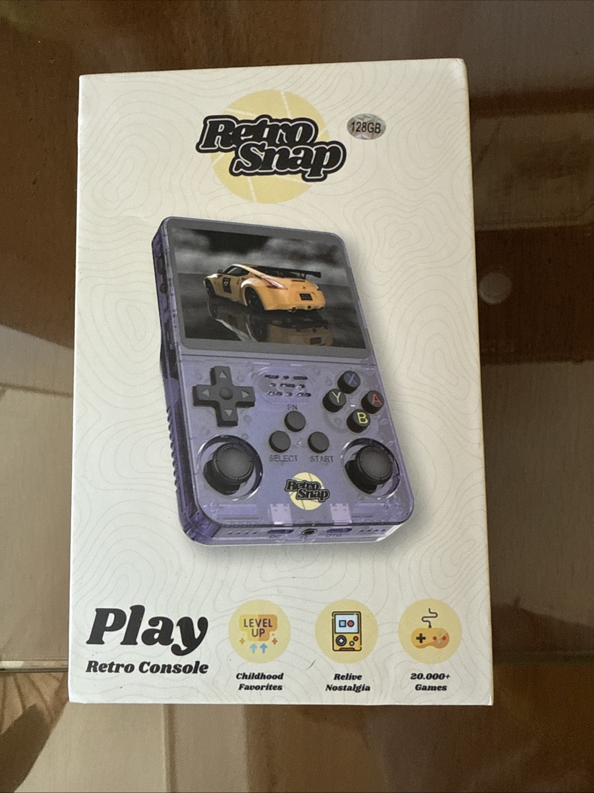R36S Retro Snap Handheld Console BOX ONLY Games Portable Black