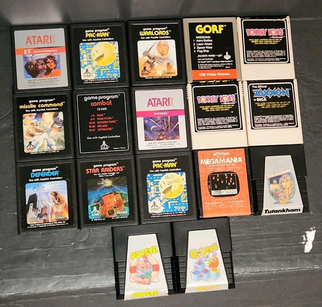 Atari 2600 Bundle Console, 17 Games, 2 Joysticks, Paddles, and Video Touch Pad