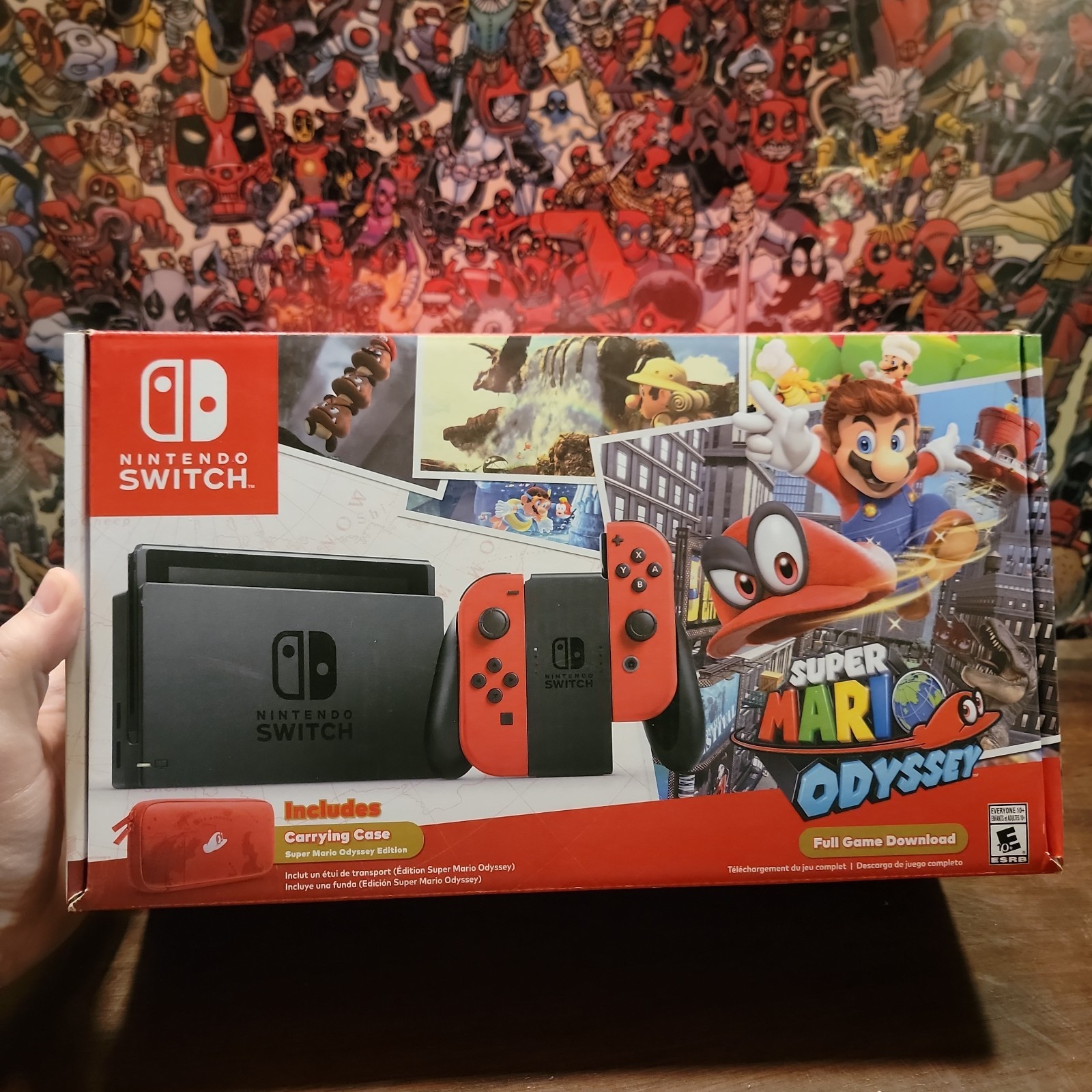 Mario Odyssey Nintendo Switch Console – Brand New – Authentic –