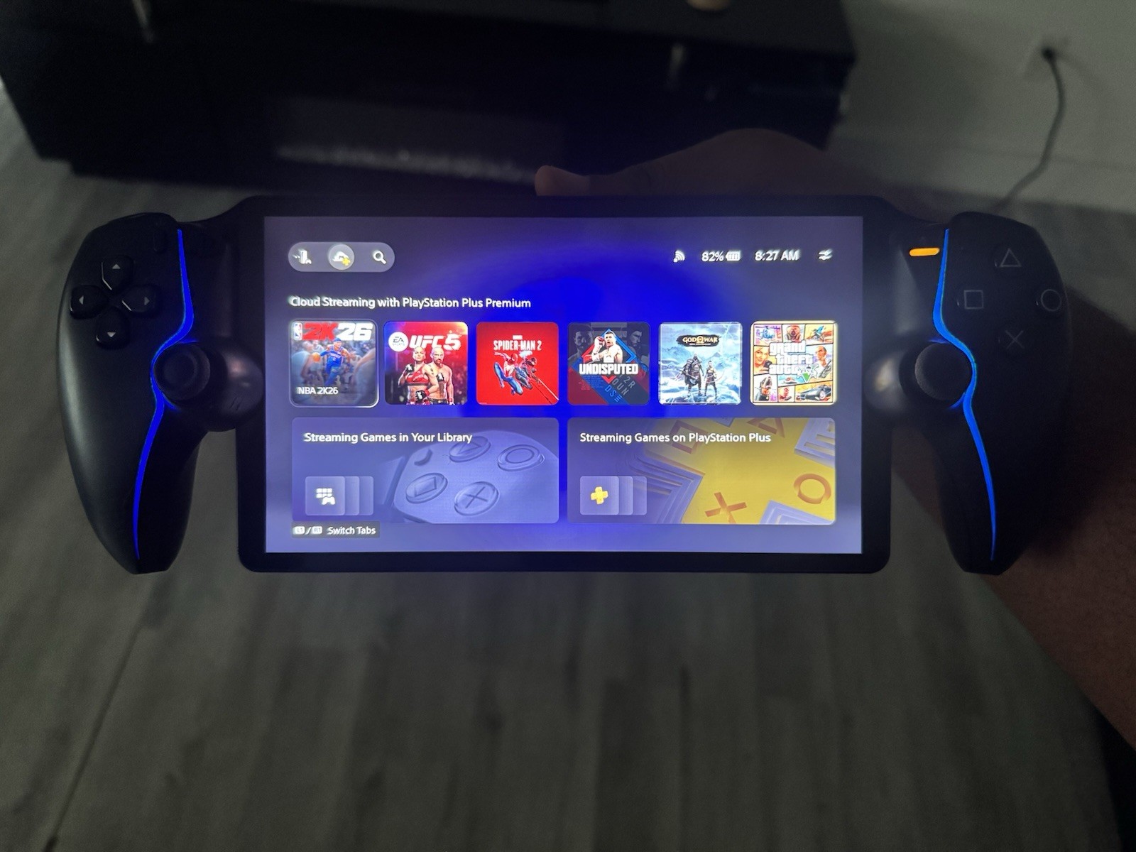 Sony PlayStation Portal Handheld System Black Wi-Fi Cloud Gaming Touchscreen