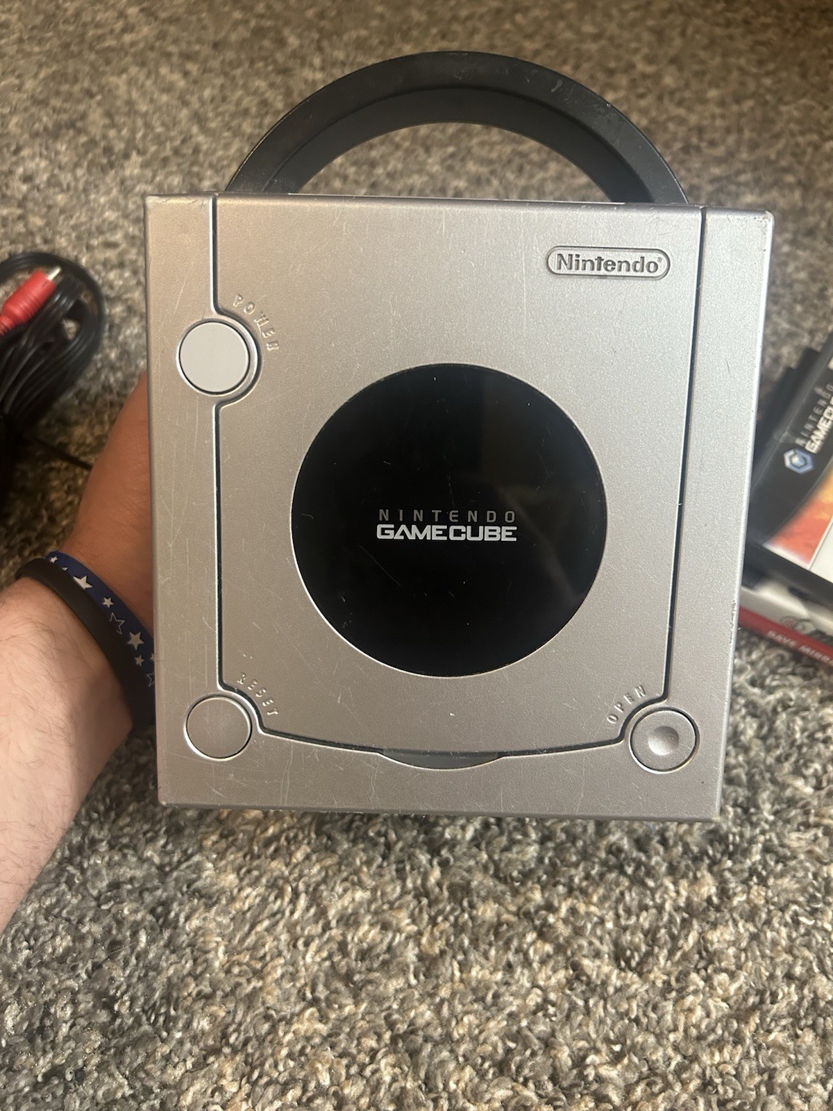 Silver GameCube With 1 Controller And 3 Games Tested