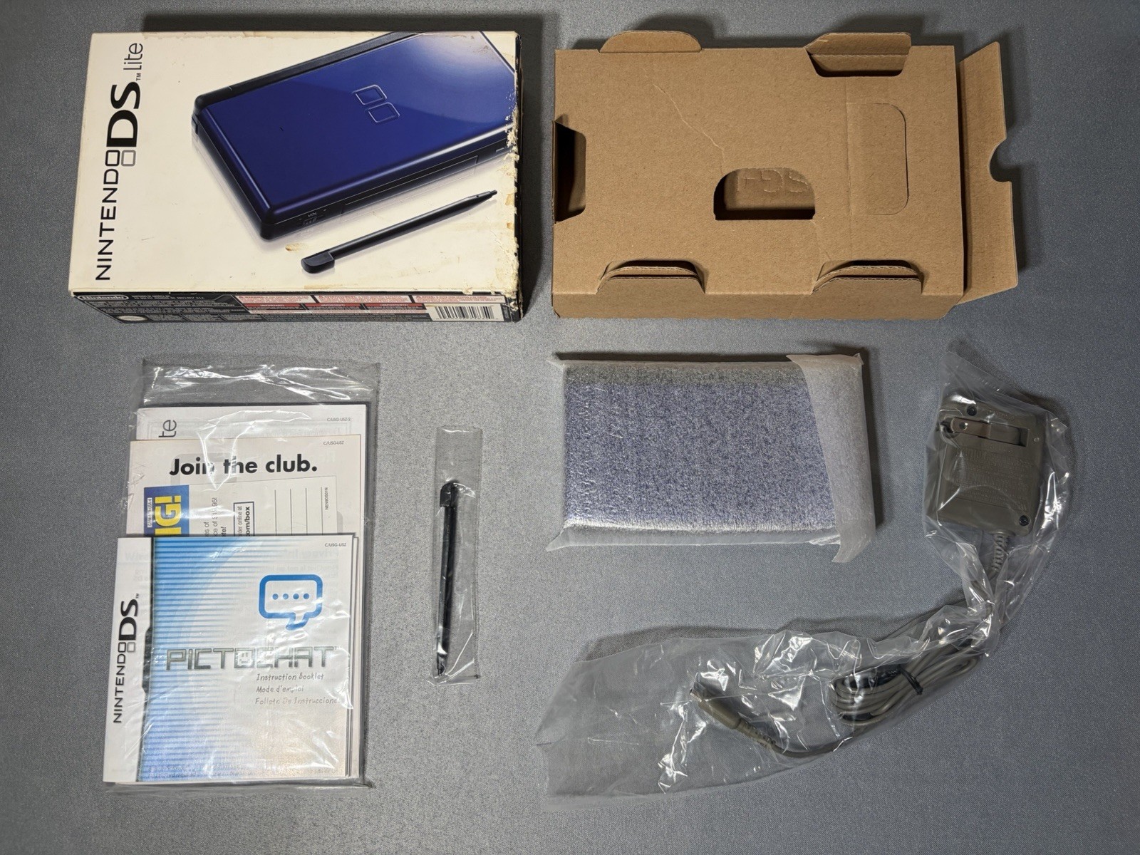 Nintendo DS Lite Cobalt Blue Handheld System Console New In Box