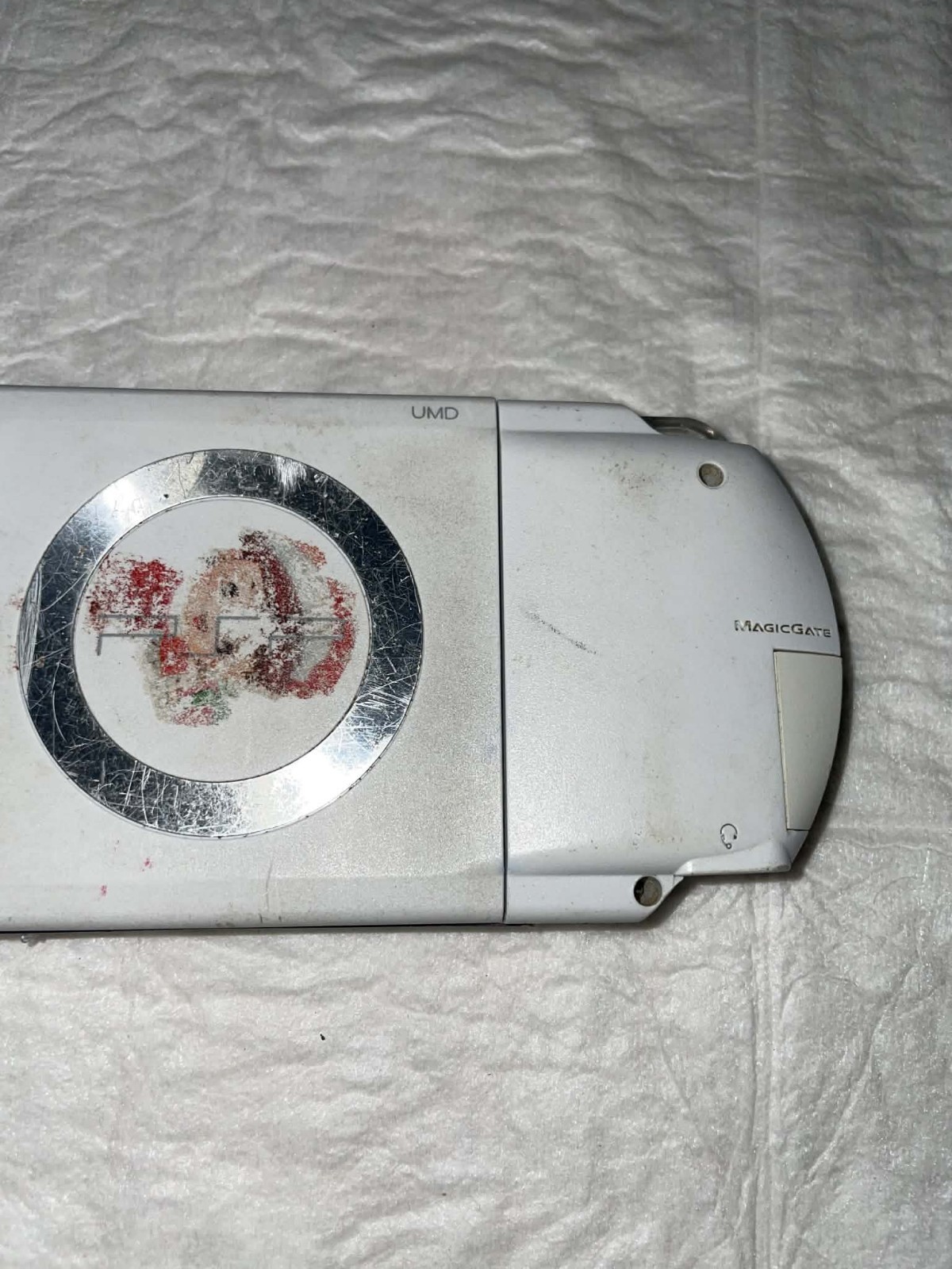 Sony PSP 1003 Handheld Console White ( Read Description Carefully) For Repair