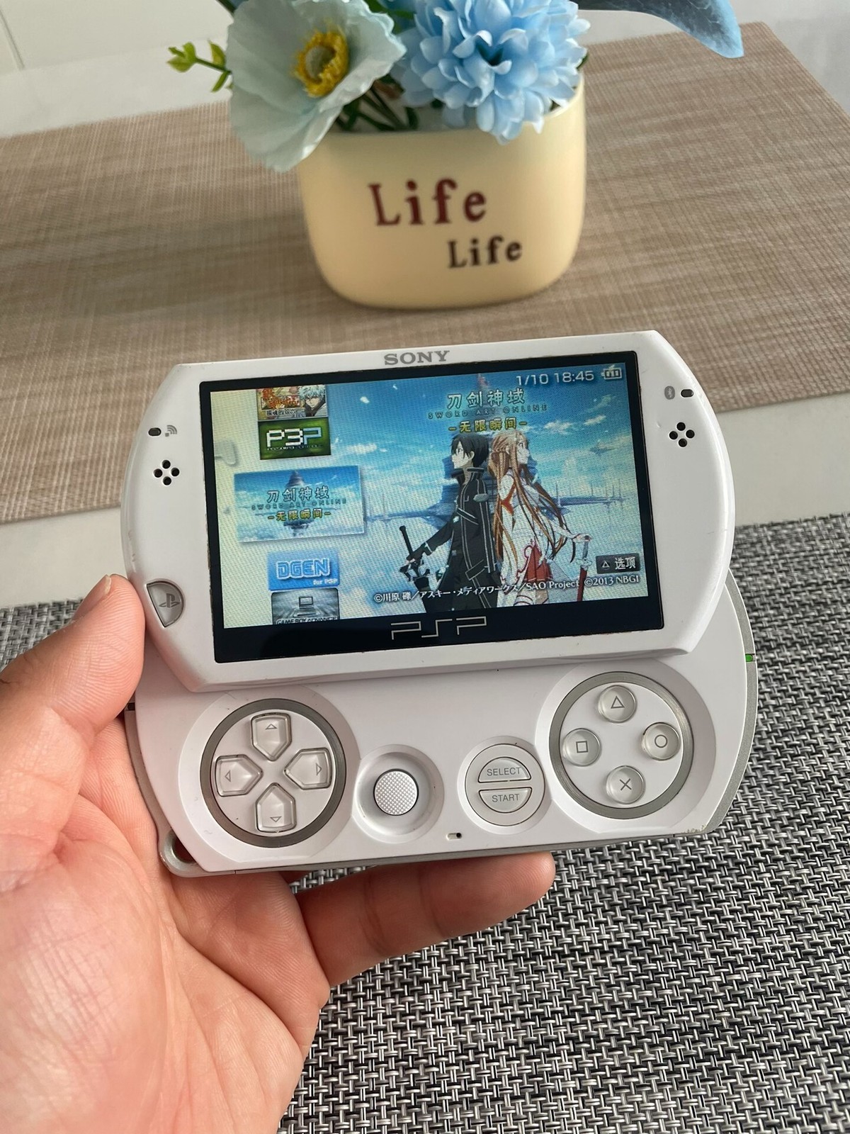 Used Sony PSP Go 16GB Console Fully Tested Working w/ Charger