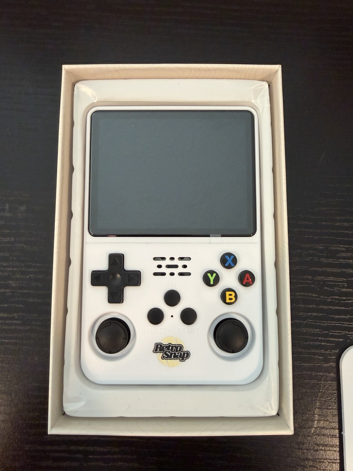 Retro Snap Play 64GB Handheld Console Built-In Games 720p HD Region Free White