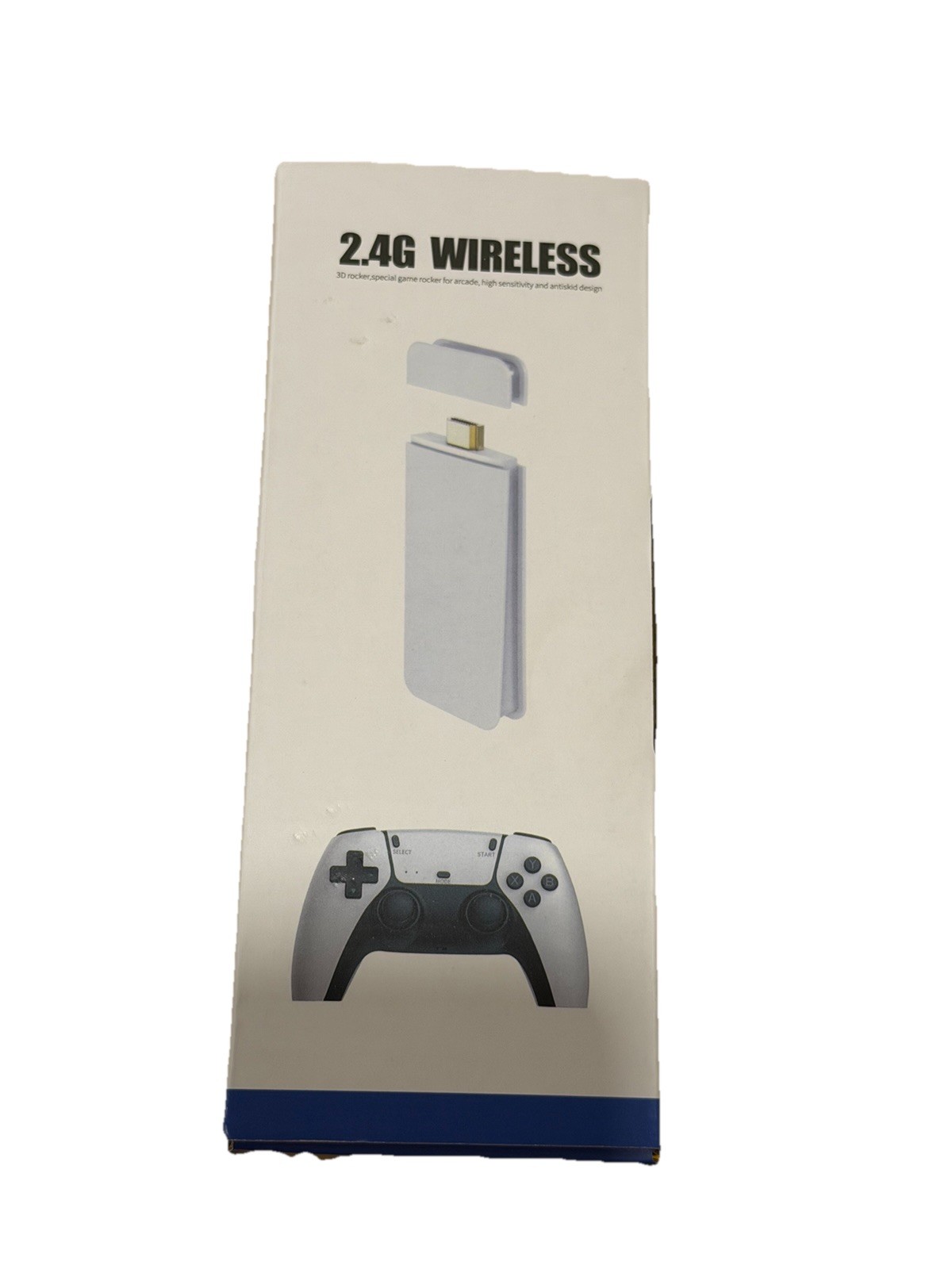 Game 2.4G Wireless Home Console White HD Output Wi-Fi HDMI USB-A 3D Audio