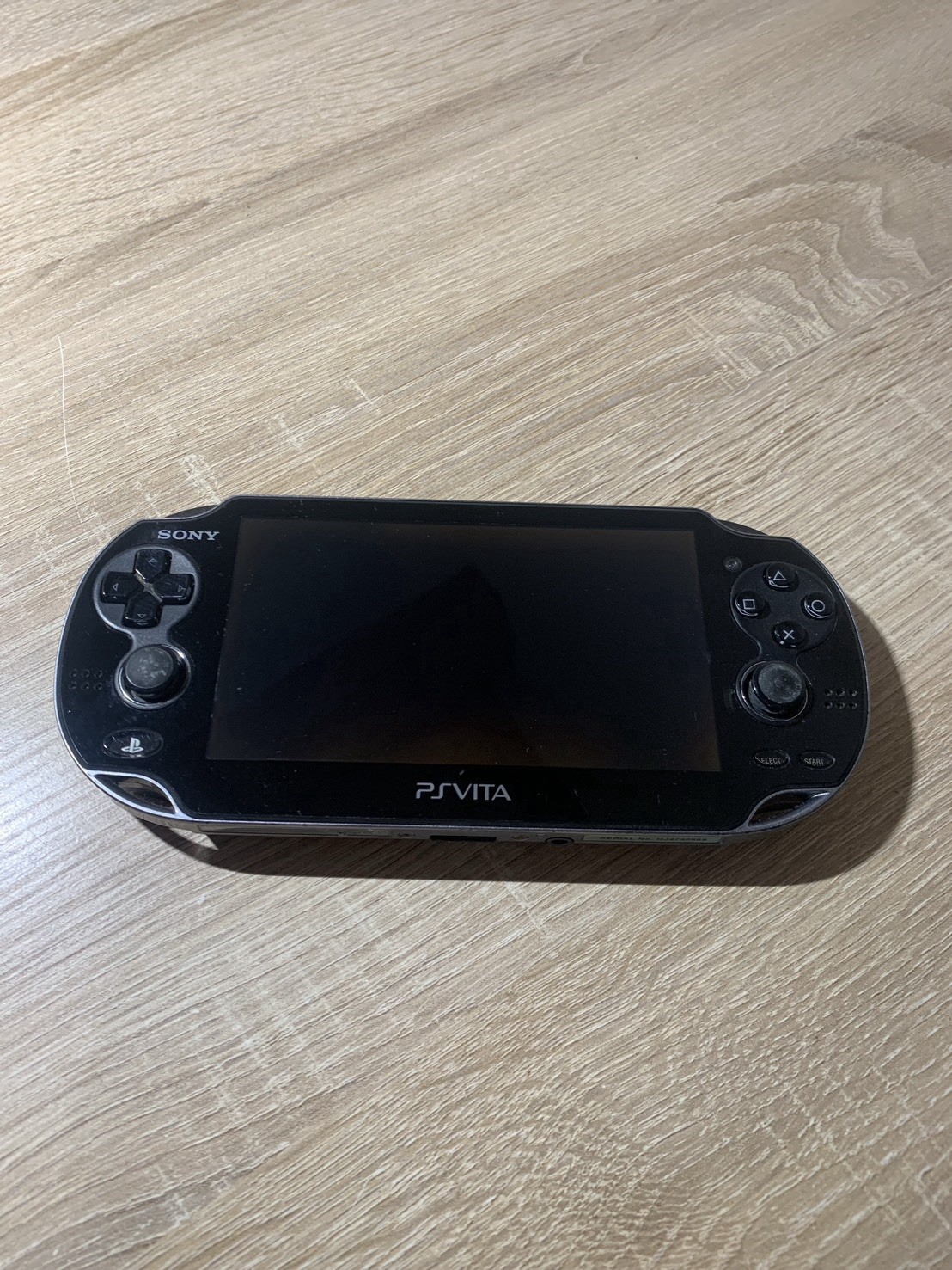0930 Sony PlayStation PS Vita PCH-1100 Crystal Black Good TESTED