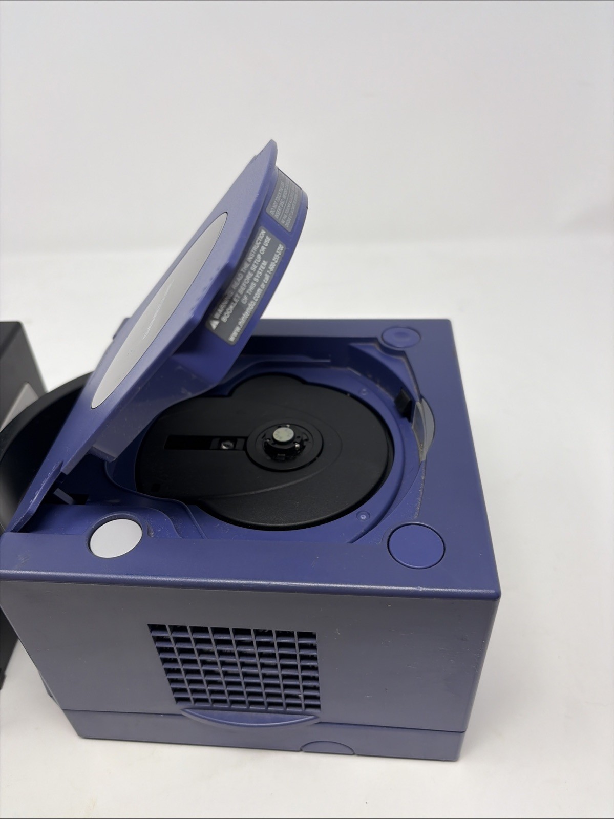 x2 Nintendo GameCube Black Indigo DOL-001 Consoles Only Untested