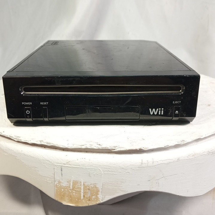 Nintendo Wii Console Family Edition Model RVL-101 Black Gaming System Tested
