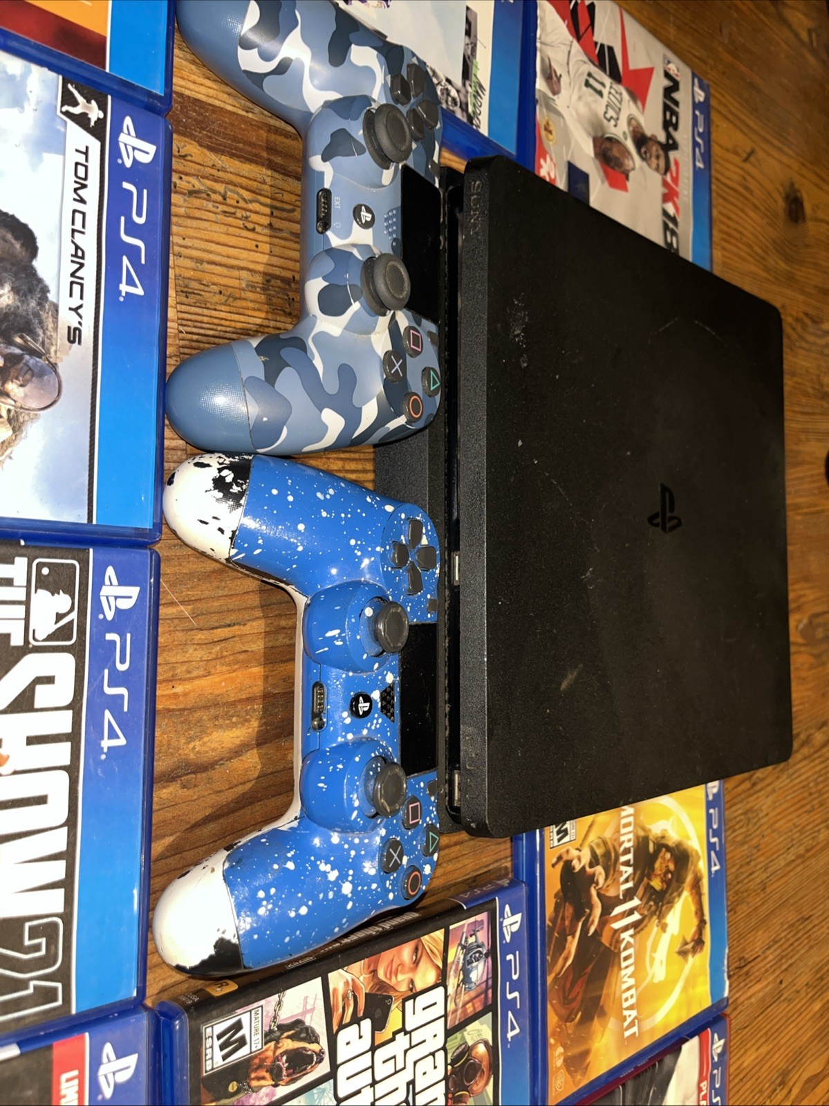 Sony PS4 Pro 1TB Console w/ Games Controllers CUH2215B 12.5fw