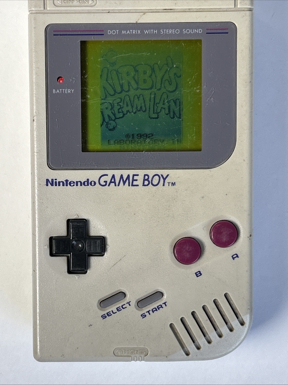 Nintendo Game Boy DMG-01 Handheld System Gray Lines In Screen Read!