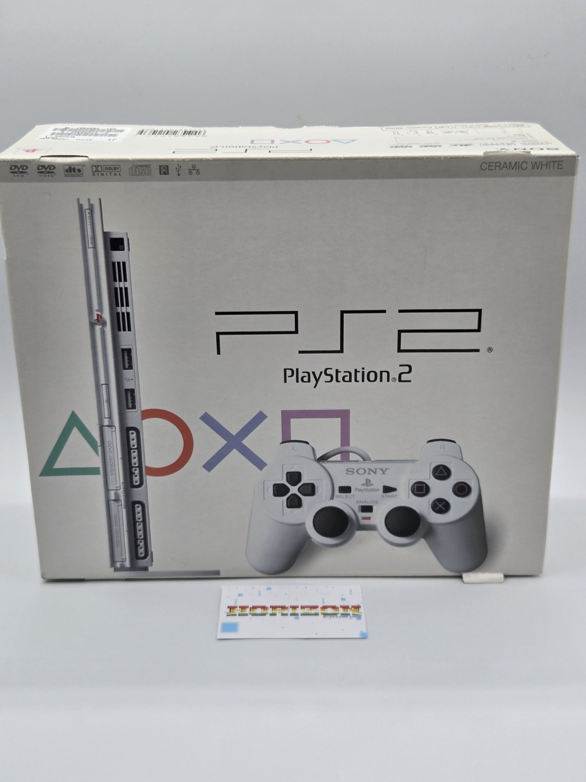 Sony PlayStation 2 Slim SCPH-75000 Ceramic White NTSC-J Console Japan 2005