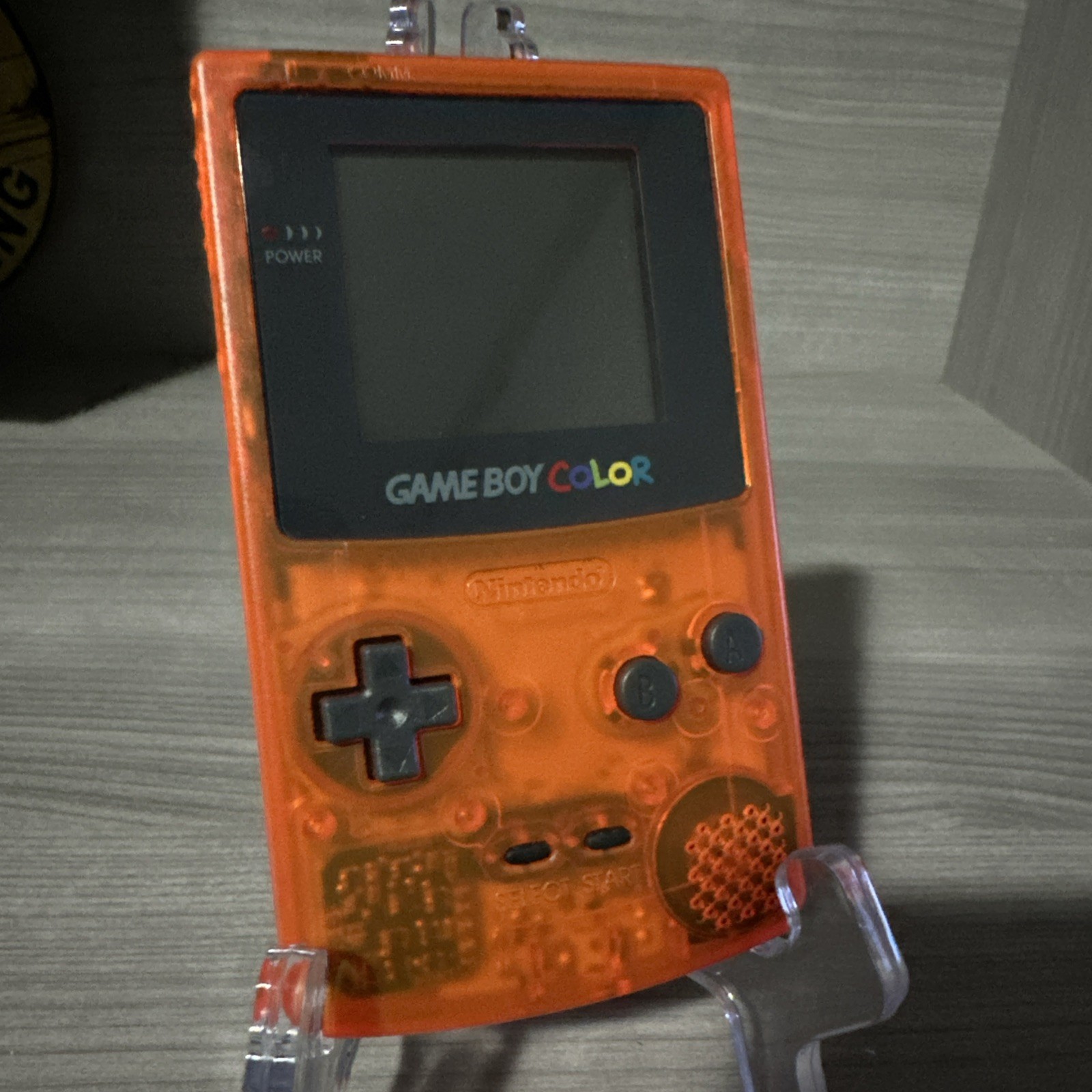 Arcanine Design Gameboy Color Transparent Orange