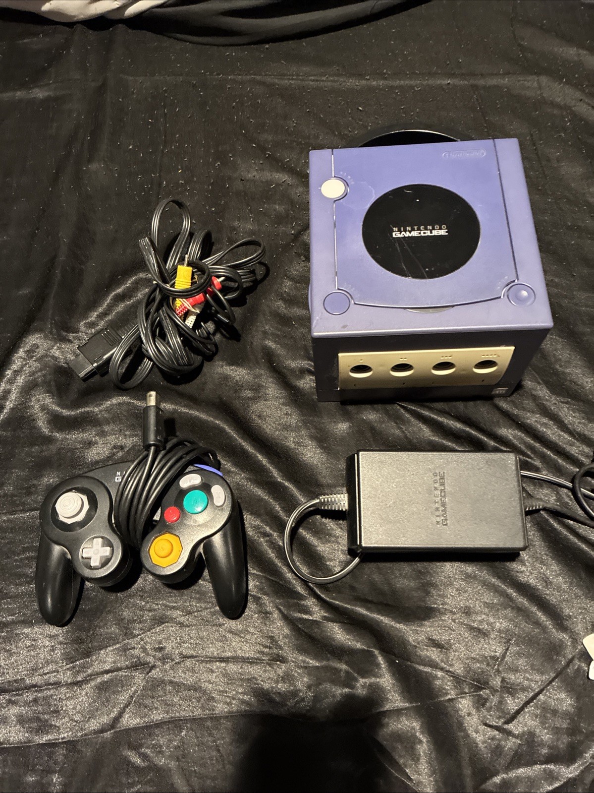 Nintendo GameCube Indigo Purple Console DOL-001 W/OEM Controller – TESTED
