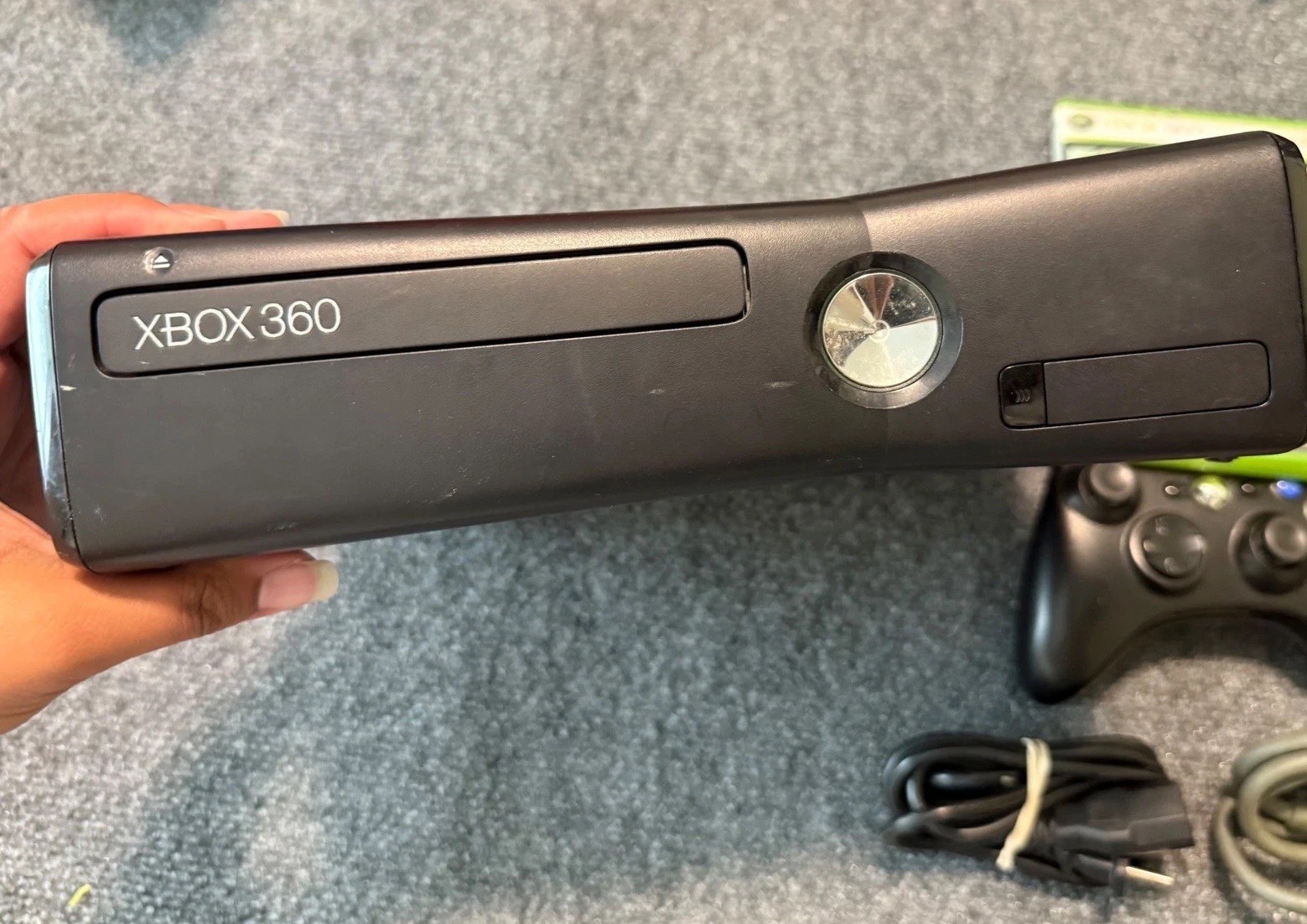Microsoft Xbox 360 S 250GB Console Black Model 1439 Tested