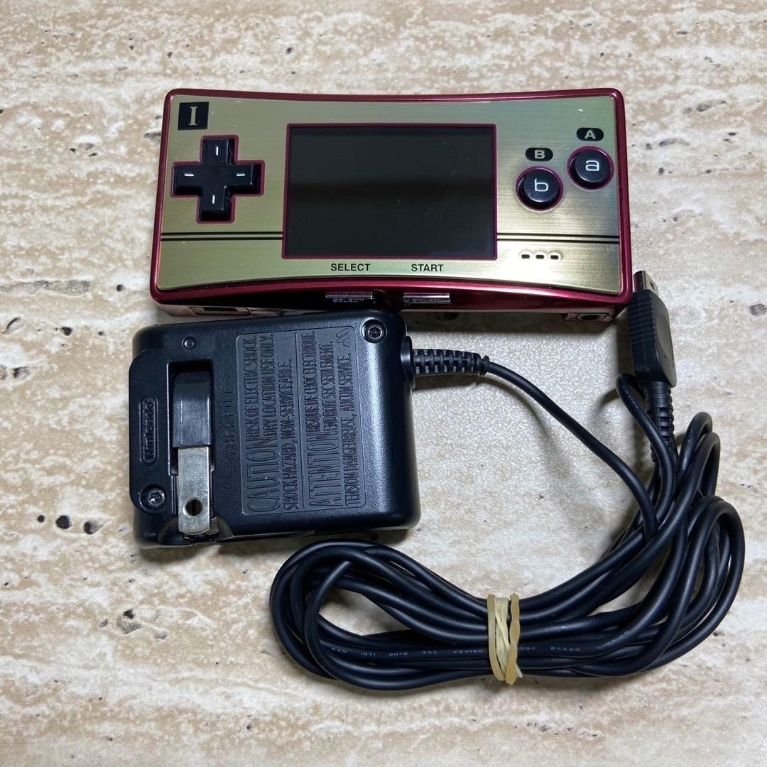 Nintendo Game Boy Micro Famicom Edition Near Mint Tested 723